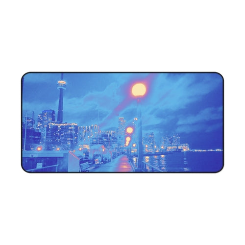 Toronto Harbour View Desk Mat - 4mm Thick Neoprene with Anti-Slip Backing