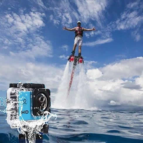 Ultra HD 4K Action Camera - Waterproof, Shockproof, and Dustproof with WiFi and 16MP Wide-Angle Lens