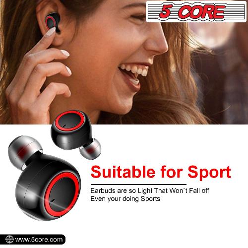 True Wireless Bluetooth Earbuds with 32-Hour Playtime, Active Noise Cancellation, and IPX8 Waterproof Rating | Wireless Earbuds for Crystal-Clear Sound and Comfortable Fit