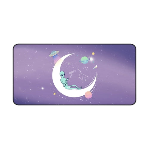 Alien Space Theme Desk Mat – Large Gaming Mouse Pad with Cosmic Design