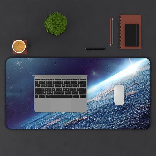 Still Earth Gaming Desk Mat - 4mm Thick Neoprene with Anti-Slip Backing