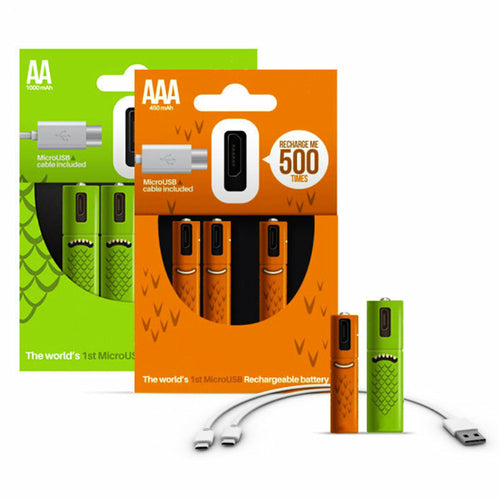 Eco Rechargeable AA/AAA Battery Pack - 4 Pack