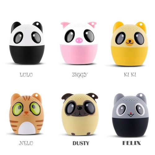 Mini Bluetooth Speaker - Compact, Loud, and Fun Animal-Shaped