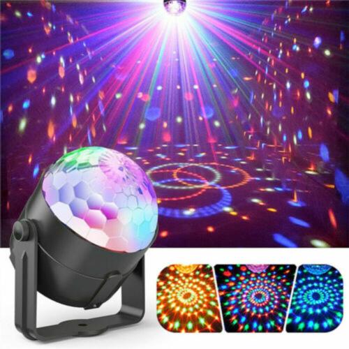 Portable LED Party Projector Light with Sound Activation