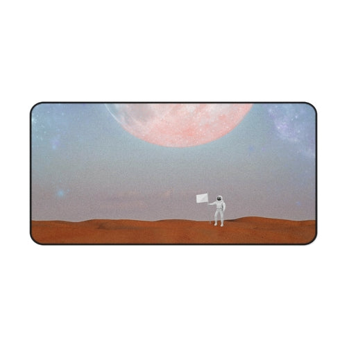 Astronaut Landing on Planet X Desk Mat – High-Quality Mouse Pad with Space Theme Design