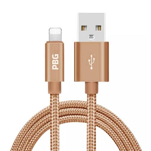 PBG 10FT iPhone and iPad Fast Charging Cable - Durable Nylon Braided Lightning Charger