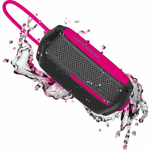 HyperGear Wave IPX4 Waterproof Bluetooth Speaker with Extended Battery Life and HD Stereo Sound