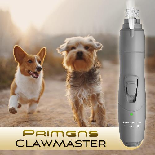 Rechargeable Dog Nail Grinder with LED Light - Quiet and Safe Pet Nail Trimmer