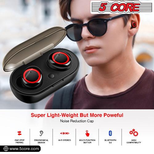 True Wireless Bluetooth Earbuds with 32-Hour Playtime, Active Noise Cancellation, and IPX8 Waterproof Rating | Wireless Earbuds for Crystal-Clear Sound and Comfortable Fit