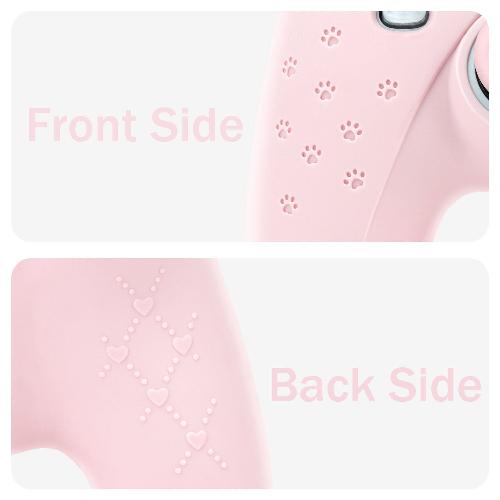 Geekshare Cute Cat Claw Pink Rubber Protection Case for PS5 Gamepad - Sony Controller Cover