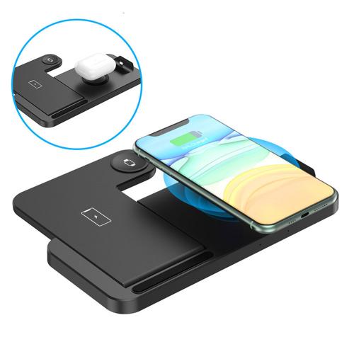 Wireless Charging Station for iPhone and Samsung - Fast Qi Charger with Multi-Device Support