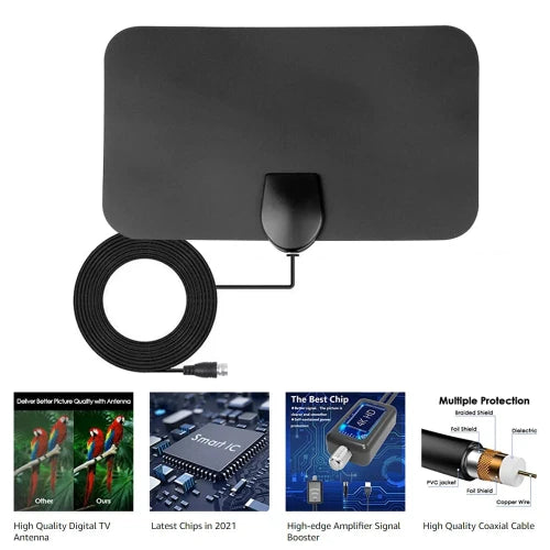 HDTV Antenna for Free Channels with Easy Setup and Optimal Reception