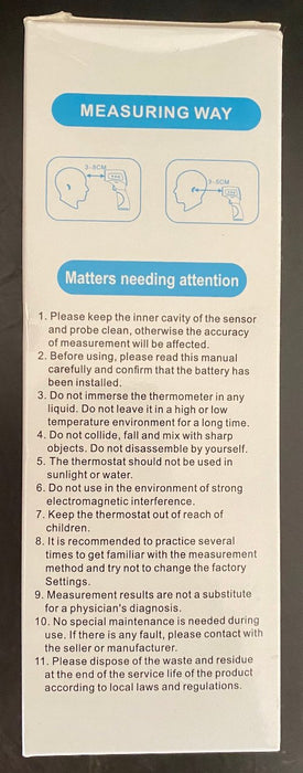 Infrared non-contact/no touch Thermometer