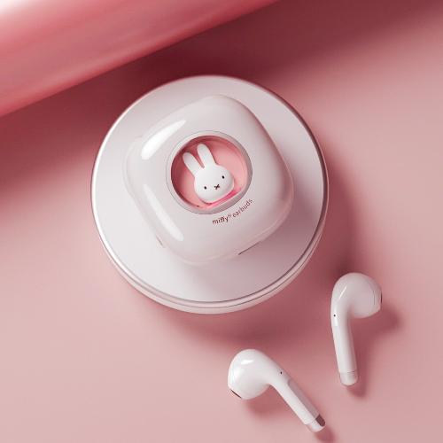 Bluetooth Wireless Earbuds Headset with Microphone | Cute In-Ear Headphones for Mobile and Office Use