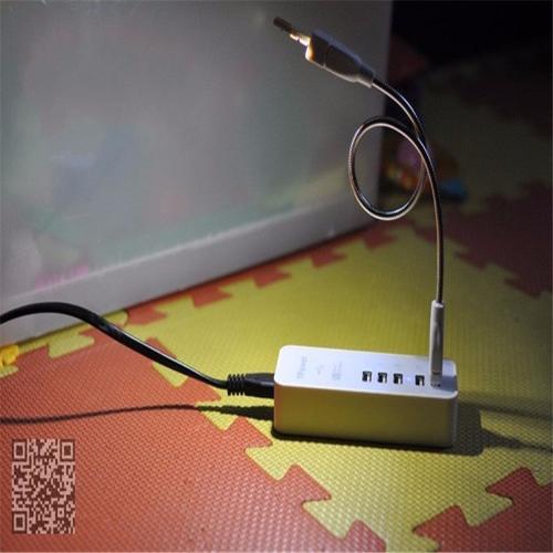 Mini USB LED Lamp – Portable 5-Pack Cool White LED Night Lights with Double-Sided USB for Camping and Desktop Lighting