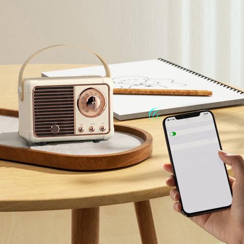 Bluetooth Retro Speaker with FM Radio