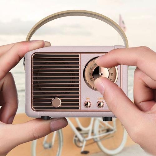 Bluetooth Retro Speaker with FM Radio