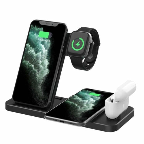 Wireless Charging Station for iPhone and Samsung - Fast Qi Charger with Multi-Device Support