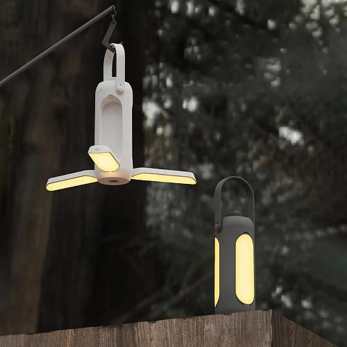 Portable LED Light USB Rechargeable Outdoor Folding Lamp Waterproof