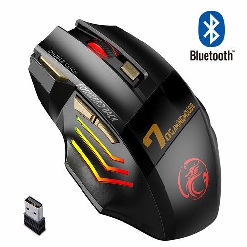 Bluetooth Wireless Ergonomic Gaming Mouse