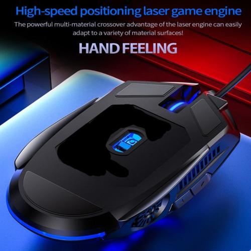 Dragon High-Precision 6-Button Gaming Mouse with 3200 DPI Adjustable Sensitivity