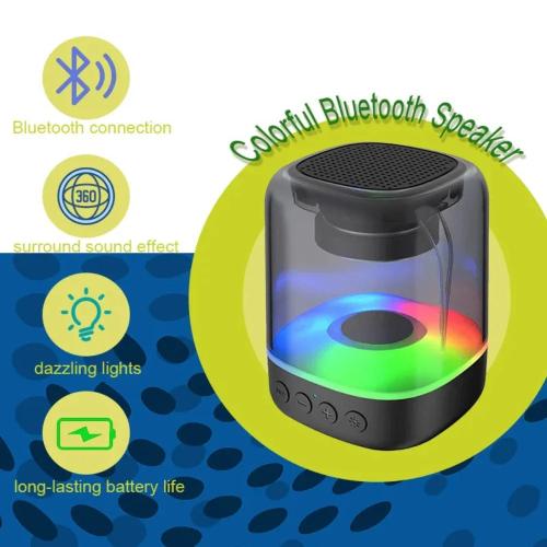 Bluetooth RGB Light-Up Dancing Speaker with LED Effects