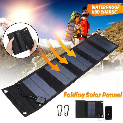 Portable Solar Panel 80W - High-Efficiency, Foldable, and Weather-Resistant for On-the-Go Charging