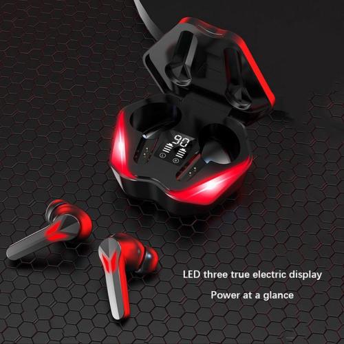 Red Flame True Wireless Bluetooth Earbuds – High-Performance Noise Cancelling Earphones with Secure Fit