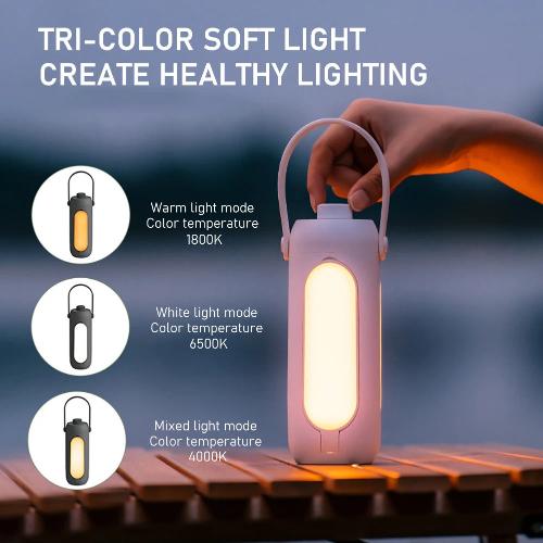 Portable LED Light USB Rechargeable Outdoor Folding Lamp Waterproof