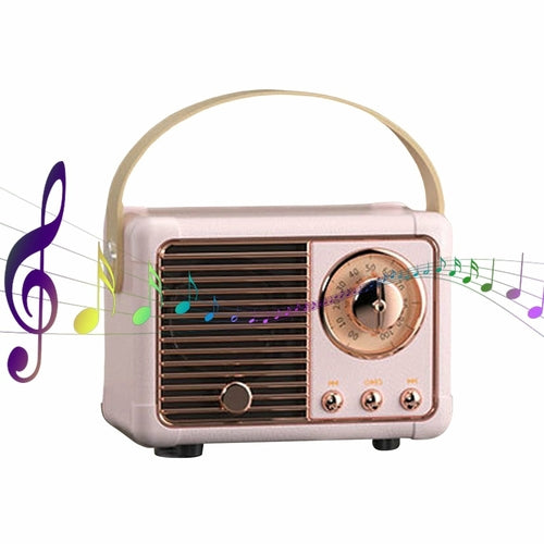 Bluetooth Retro Speaker with FM Radio