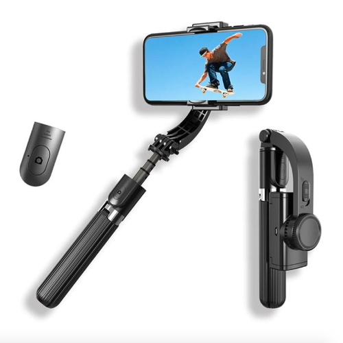 3-in-1 Mobile Phone Stabilizer: Selfie Stick, Tripod, and Gimbal Stabilizer