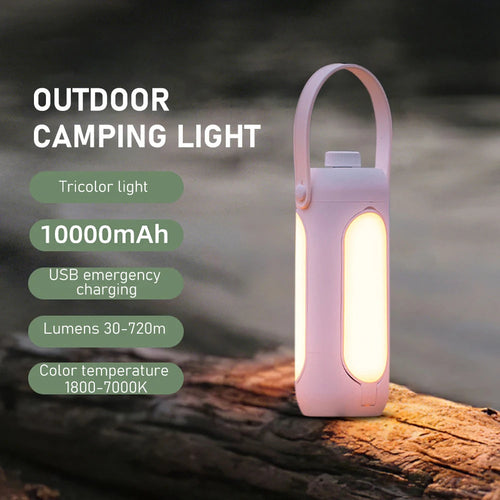 Portable LED Light USB Rechargeable Outdoor Folding Lamp Waterproof