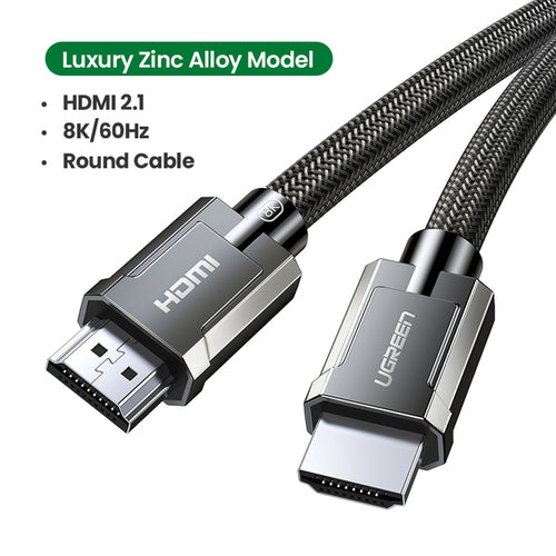 High-Speed HDMI 2.1 Cable - 8K HDMI Male to Male, CE/FCC/RoHS Certified