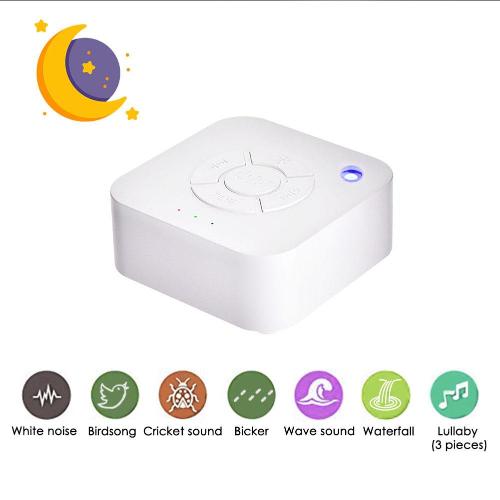 USB Rechargeable Sleep Sound Machine - Portable Sleeping Monitor with 36-Hour Battery Life and Timed Shutdown