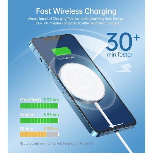 15W Wireless Charging Stand for iPhone 12 Series & Newer Models – Fast Charging with Adjustable Viewing