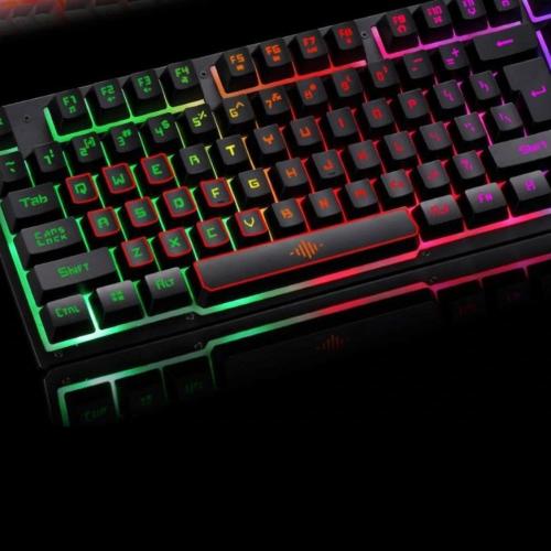 Z4 104 Keys LED Flame Gaming Keyboard and Mouse Combo