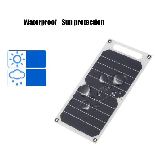 Portable 10W Solar Charger with USB Output for Mobile Devices