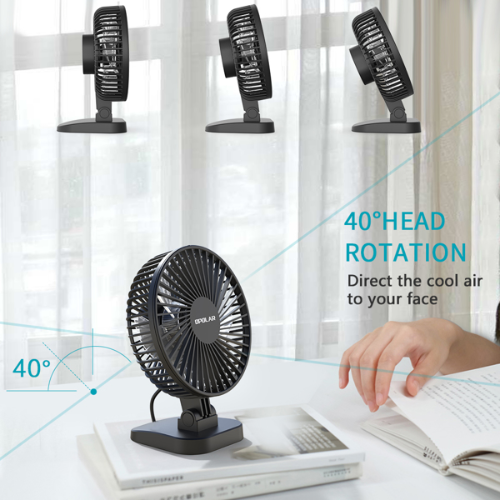 USB Fan with Quiet Operation and Adjustable Tilt – Perfect for Desk, Office, and Bedroom Use