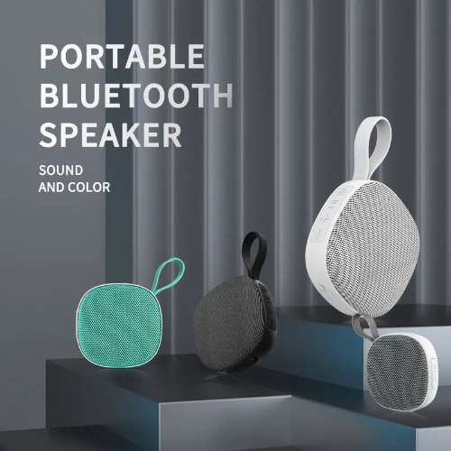 Mini Portable Bluetooth Speaker with Magnetic Base, Powerful Bass, and IPX6 Waterproofing