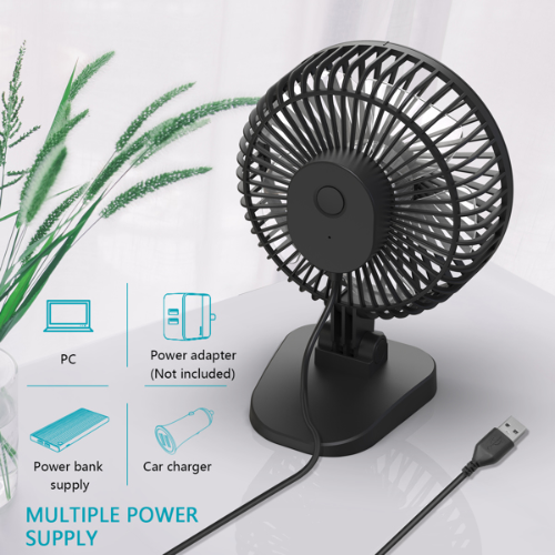 USB Fan with Quiet Operation and Adjustable Tilt – Perfect for Desk, Office, and Bedroom Use