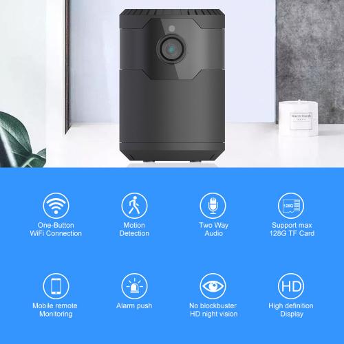 HD 1080P 2MP Wireless Mini WiFi IP Camera with Night Vision