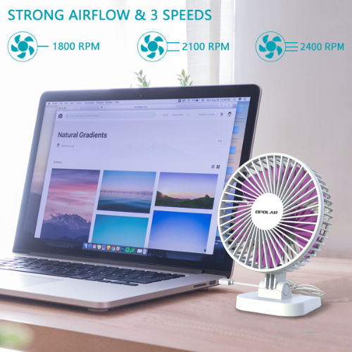 USB Fan with Quiet Operation and Adjustable Tilt – Perfect for Desk, Office, and Bedroom Use