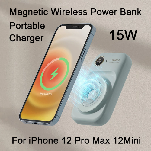 10,000mAh Wireless Charger with Multi-Port Output – Fast Charging, High Conversion Rate