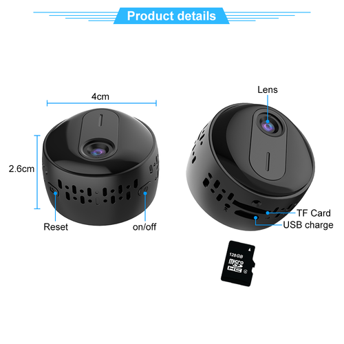 Home Security Mini Camera - 2MP 1080P