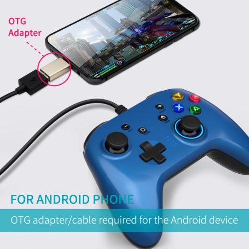 Wired Game Controller for Windows, PS3, and Android