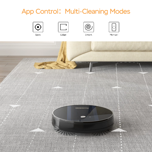 Automatic Self-Charging Smart Robot Vacuum Cleaner with App Control – Efficient Home Cleaning with Intelligent Navigation