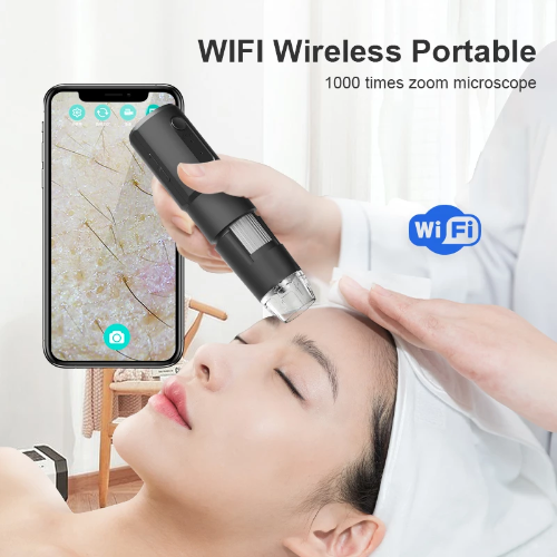 1000X Digital WiFi Microscope Portable Magnifier Camera for Android and iOS