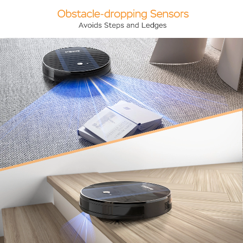 Automatic Self-Charging Smart Robot Vacuum Cleaner with App Control – Efficient Home Cleaning with Intelligent Navigation