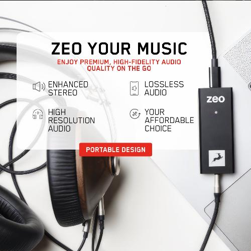 Antelope Audio ZEO Portable Hi-Fi DAC and Headphone Amplifier - High-Quality Audio Converter and Amp