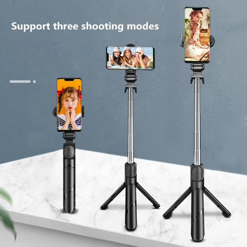 3 In 1 Tripod Bluetooth Selfie Stick with Fill Light for Smartphones